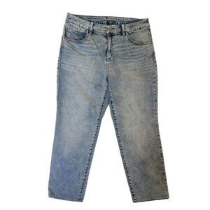 Chicos Platinum Skimmer Size 1.5 blue jeans pants *